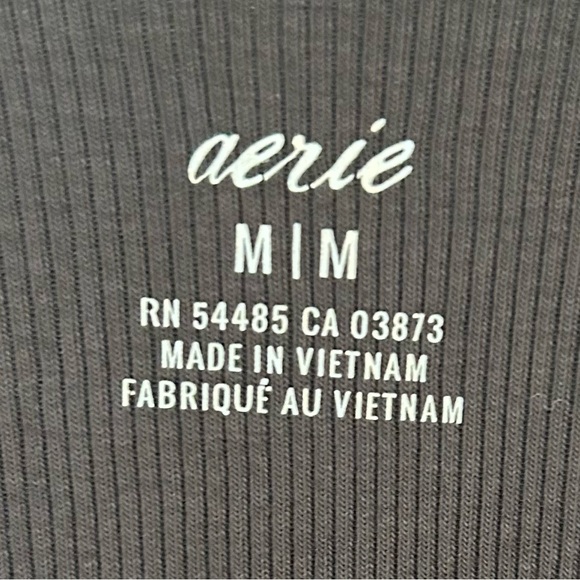Aerie Charcoal Twist-Front Tank Dress - Picture 4 of 5